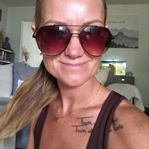 Champion Green Aviator Sunglasses